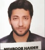 CSIR-JRF  Results of Mehboob Haider